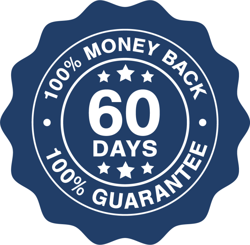 MounjaBoost -60-day risk-free money-back guarantee badge